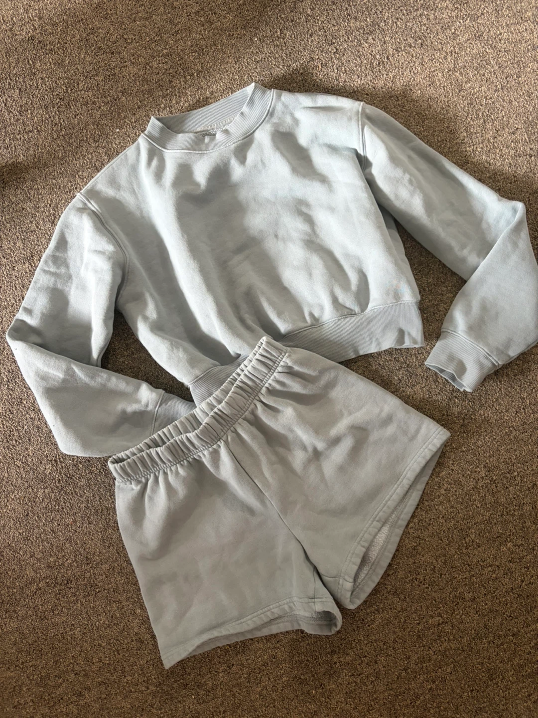 Tna Cozy AF Fleece Sweatshirt and Shorts Set