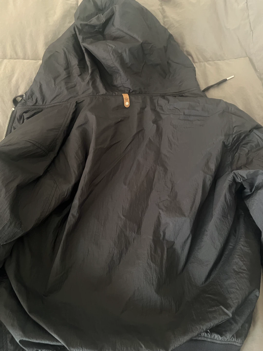 Mackage Black Hooded Bomber Jacket - photo 2