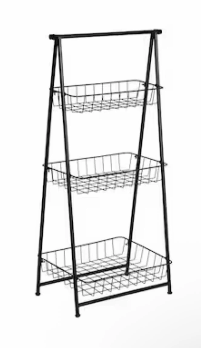 3-Tier Wire Basket Shelf - photo 3