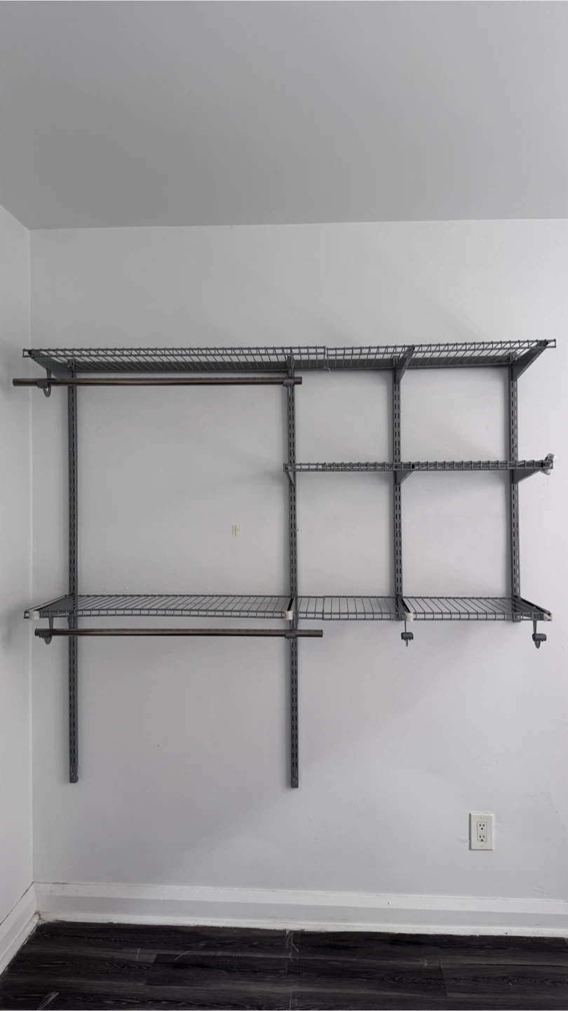Custom closet organizer kit