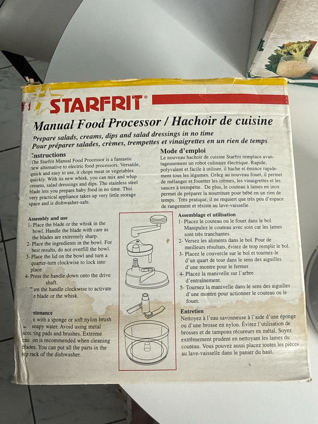 Starfrit Manual Food Processor