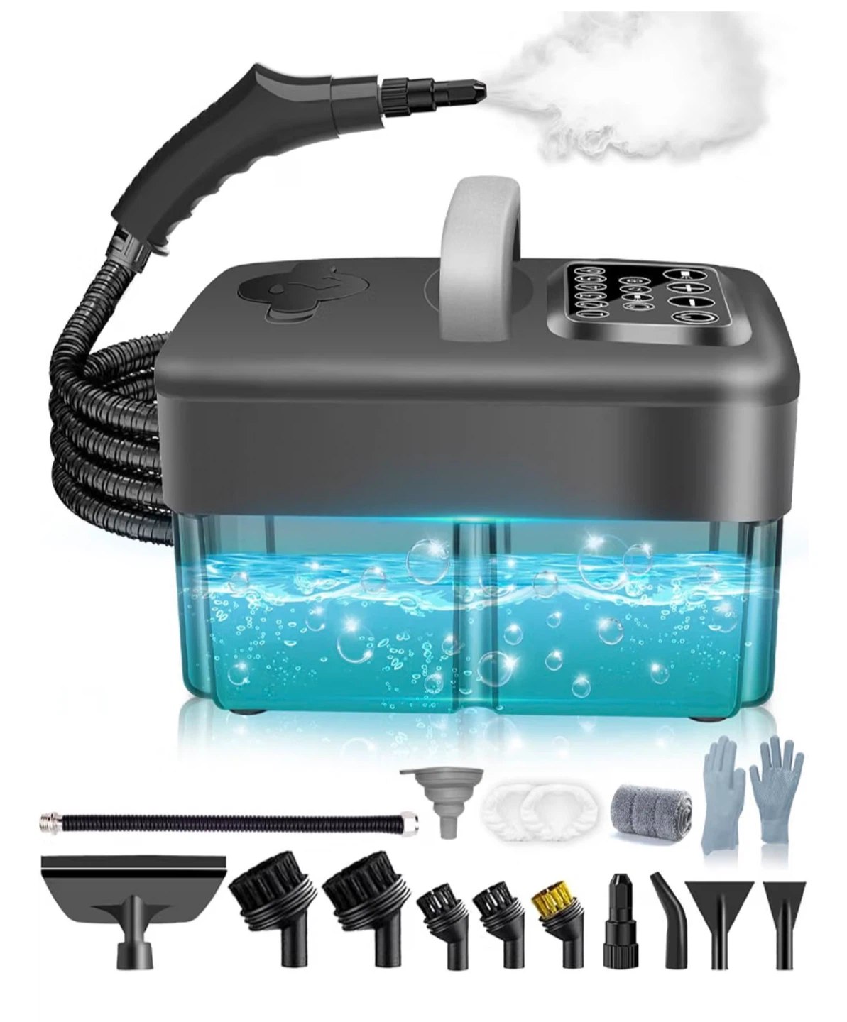 High-Pressure Steam Cleaner with Accessories