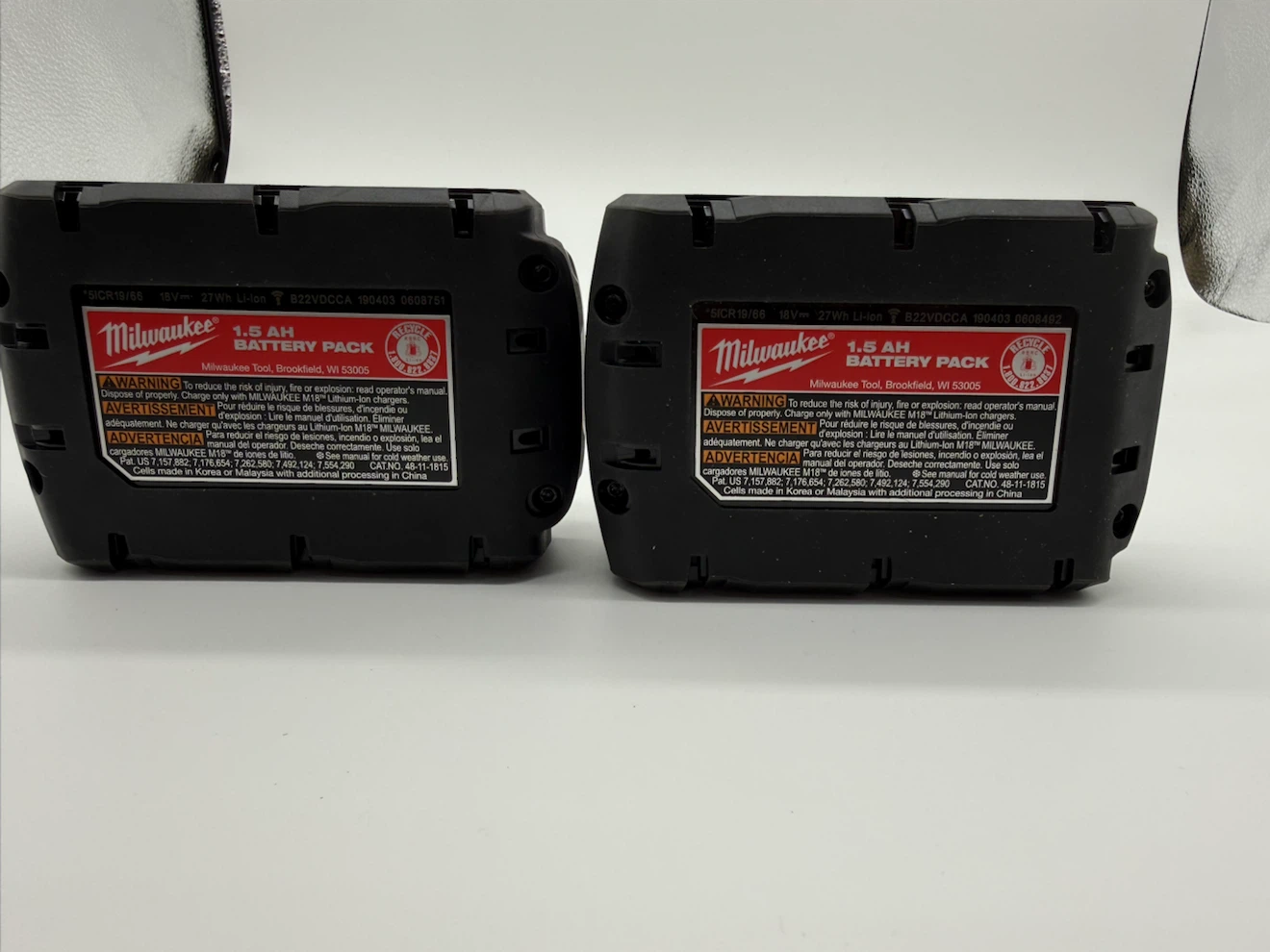 Milwaukee M18 Compact 1.5 Ah REDLITHIUM Battery 2 Pack - photo 4