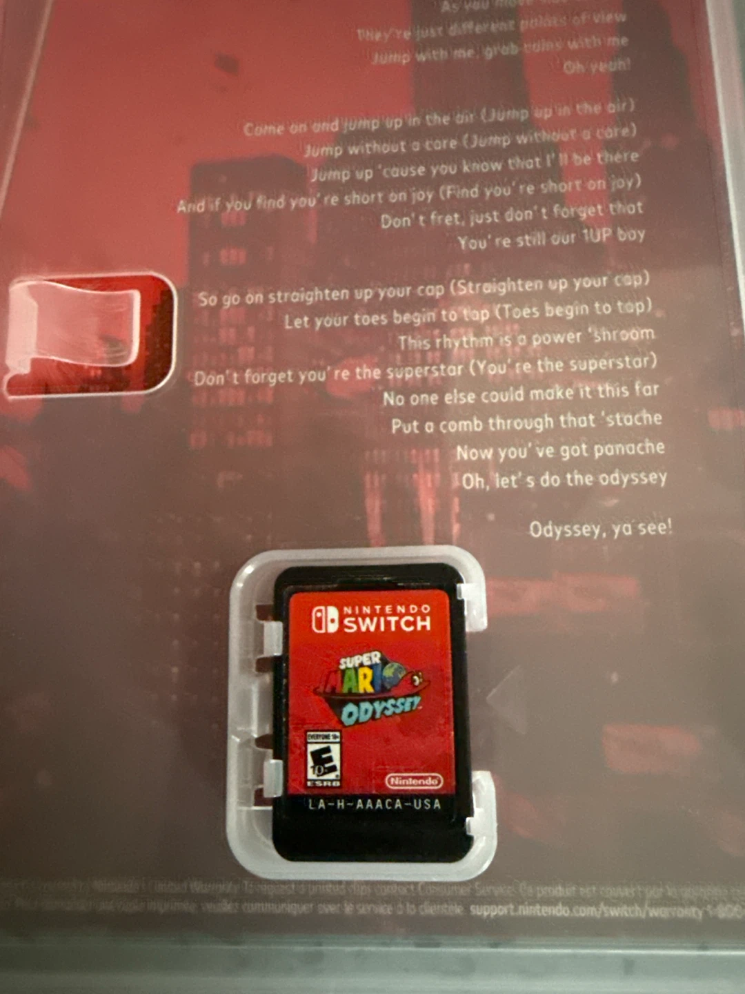 Nintendo Switch Super Mario Odyssey Game - photo 3