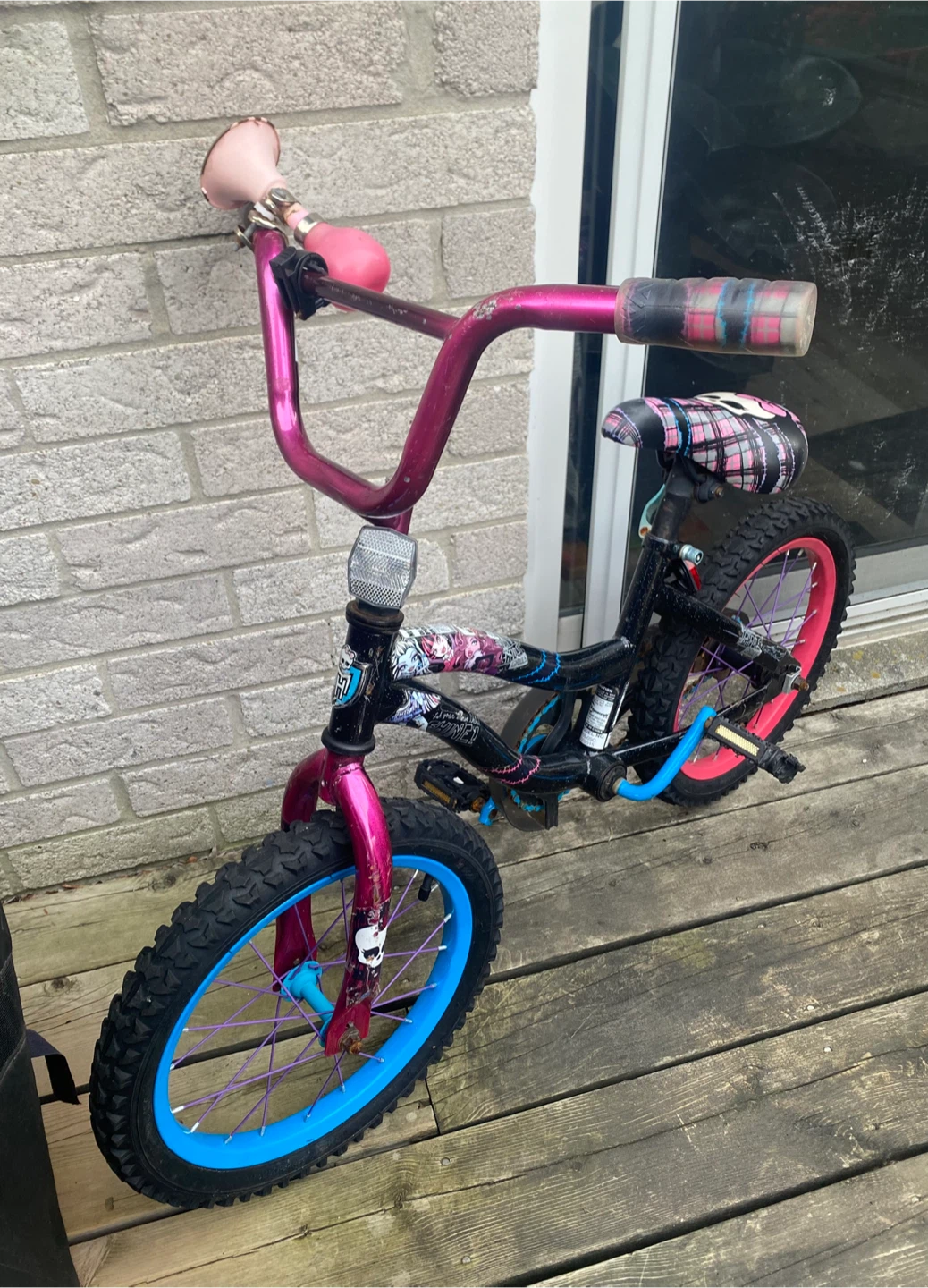 16” monster high kids bike