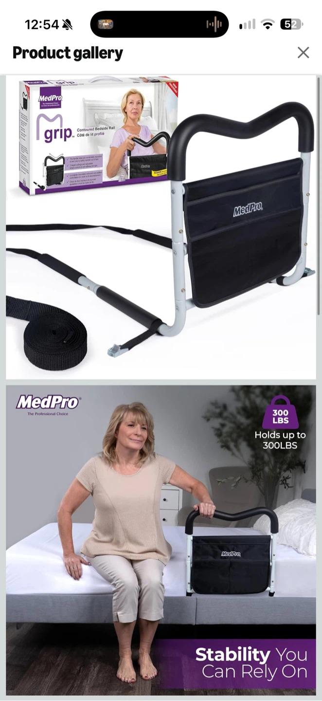 MedPro M Grip Bed Rail for Elderly Adults - photo 4