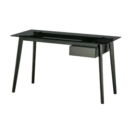 Glass Top Computer Desk - photo 3