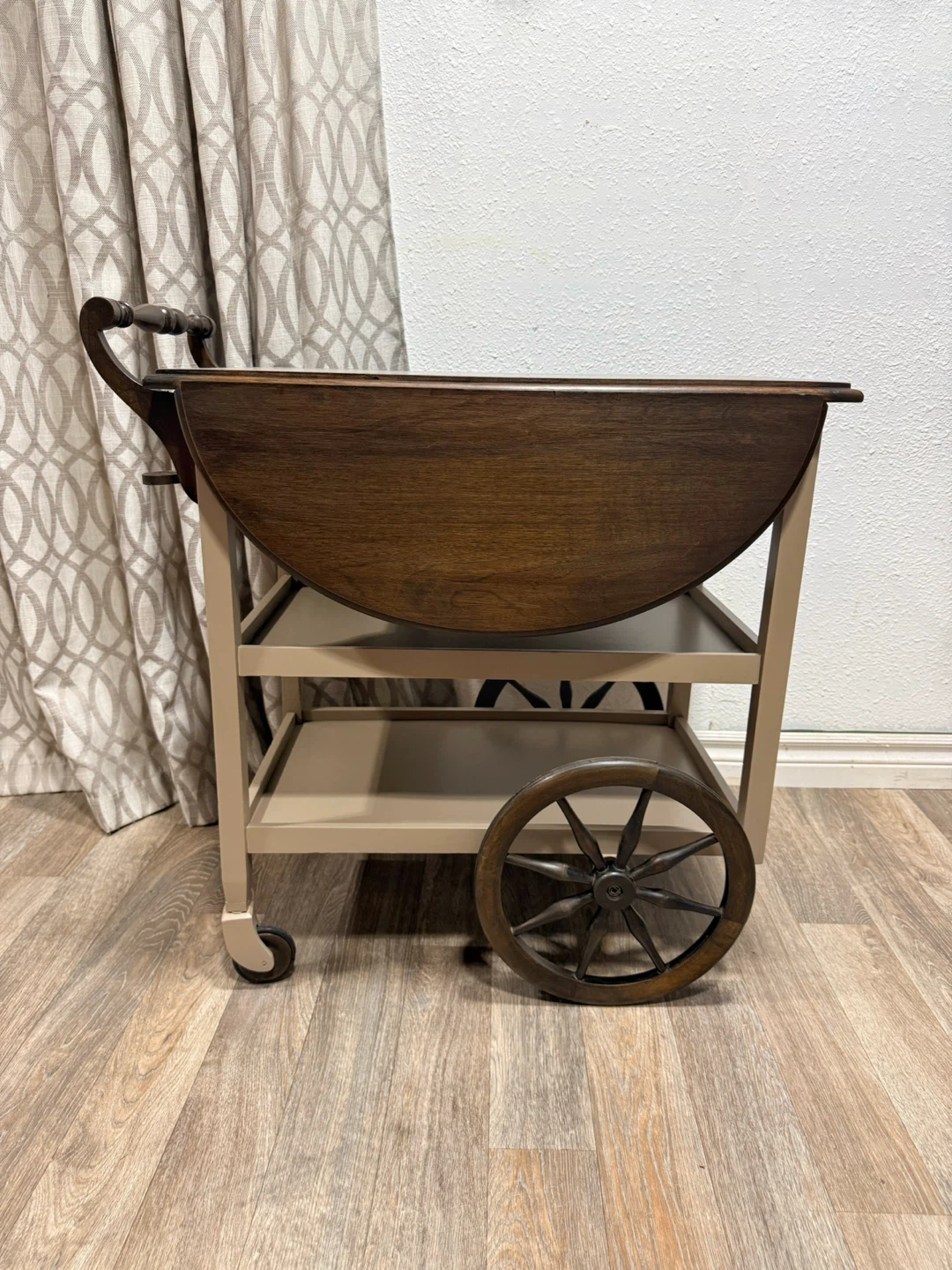 Refinished Tea cart / Plant Stand / Bar - photo 2