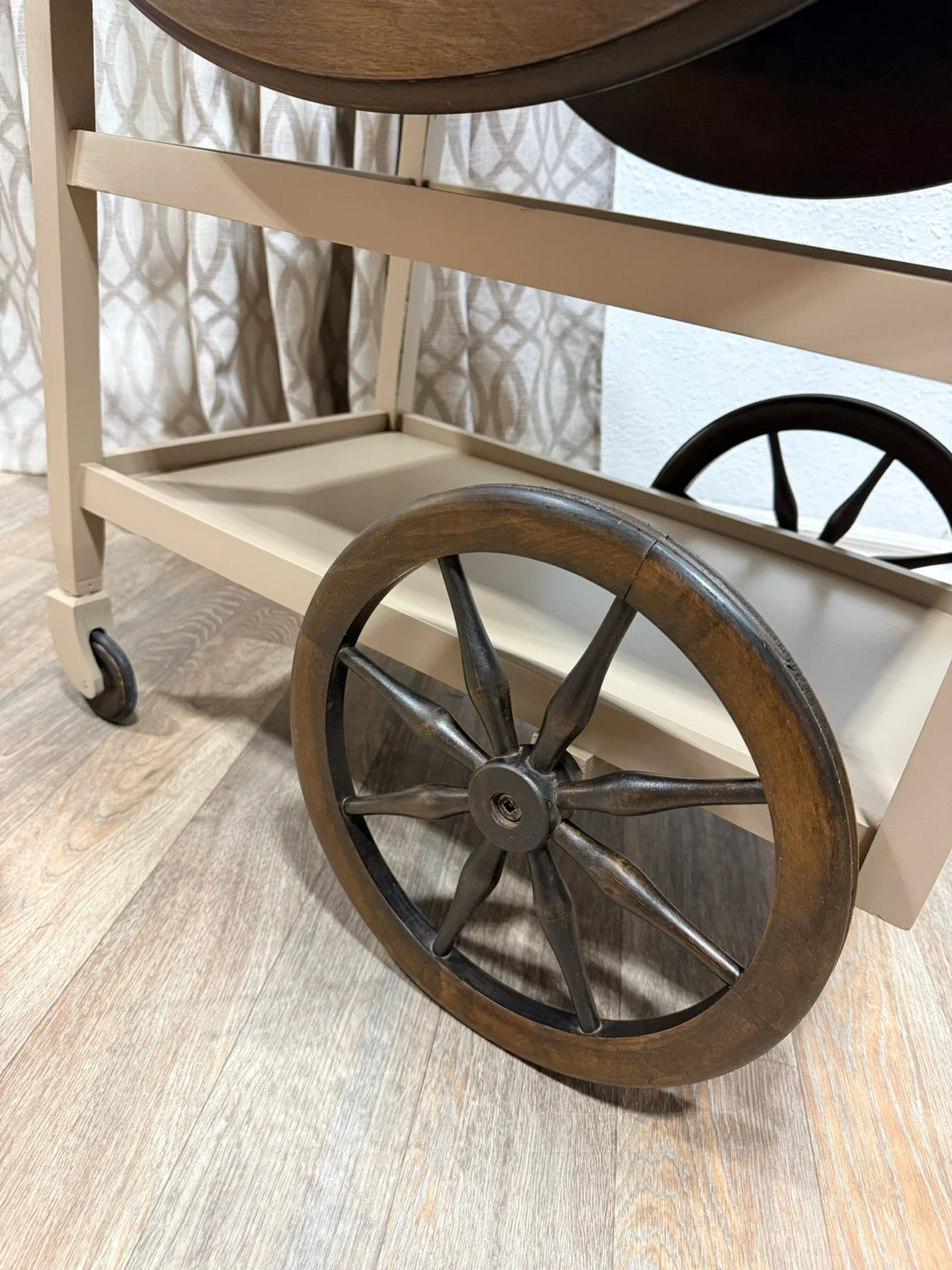 Refinished Tea cart / Plant Stand / Bar - photo 4
