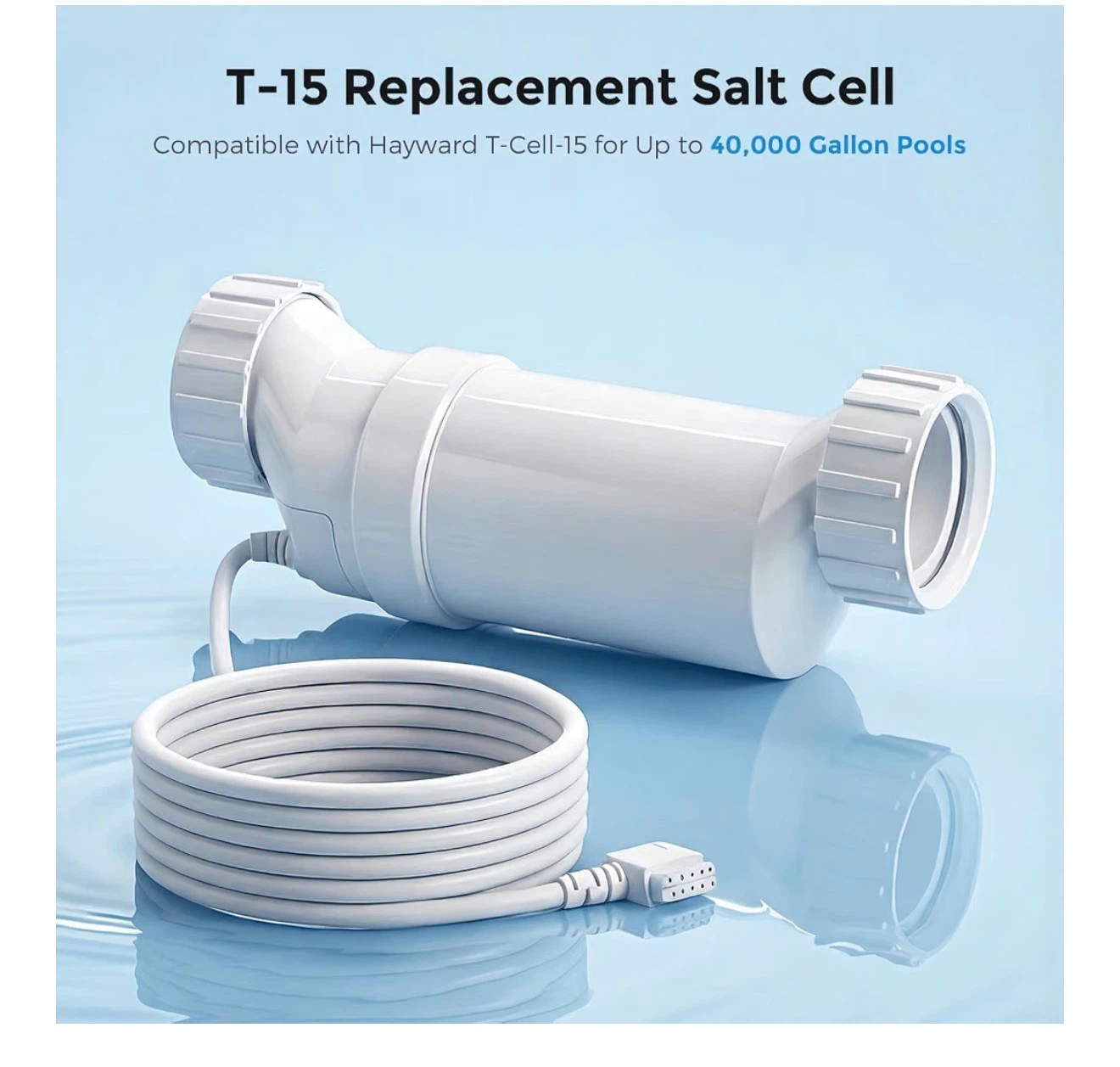 Replacement Salt Cell for Hayward T-Cell-15 Pools - photo 2