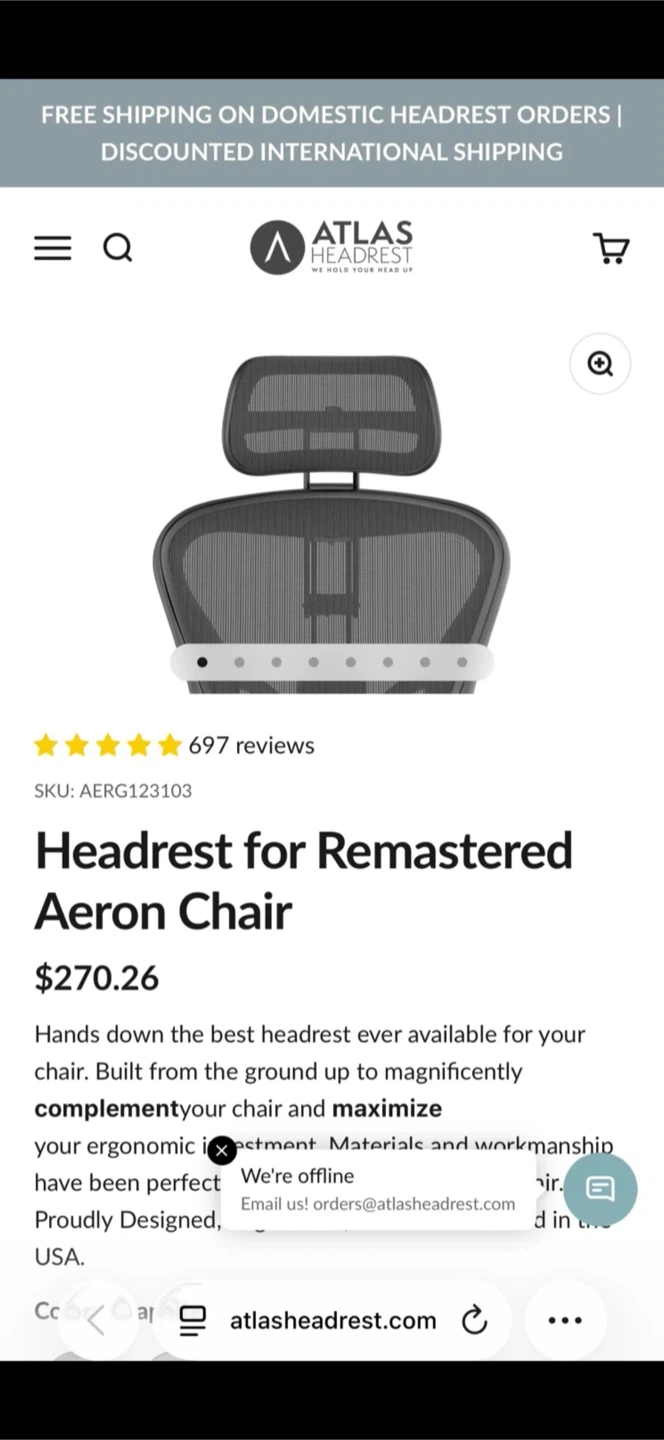 Herman Miller Aeron Chair (Full Option) + Cushion Included - photo 2
