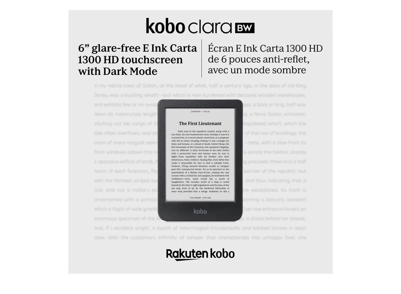 Kobo Clara BW 6" E Ink E-Reader - photo 2