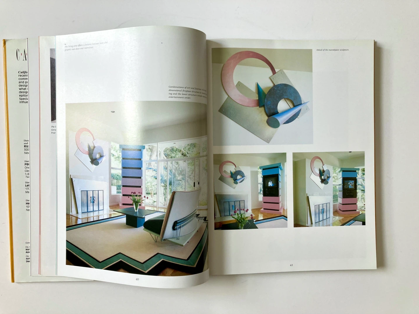 Vintage 1991 California Interiors Hardcover Book - photo 5