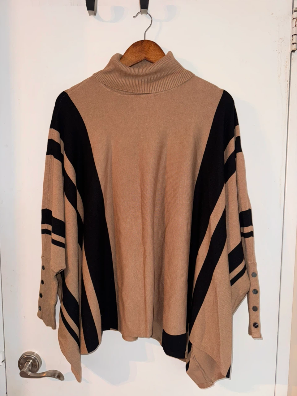 Alfani Turtleneck Poncho Sweater - photo 2