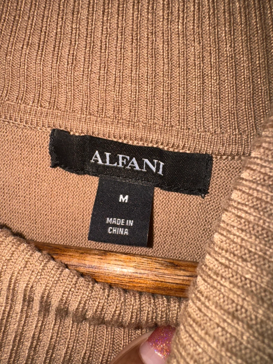 Alfani Turtleneck Poncho Sweater - photo 4