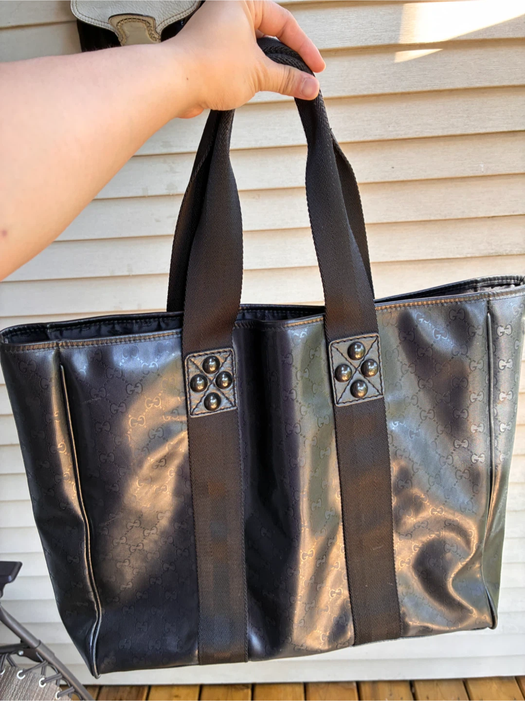 Travel tote bag gucci