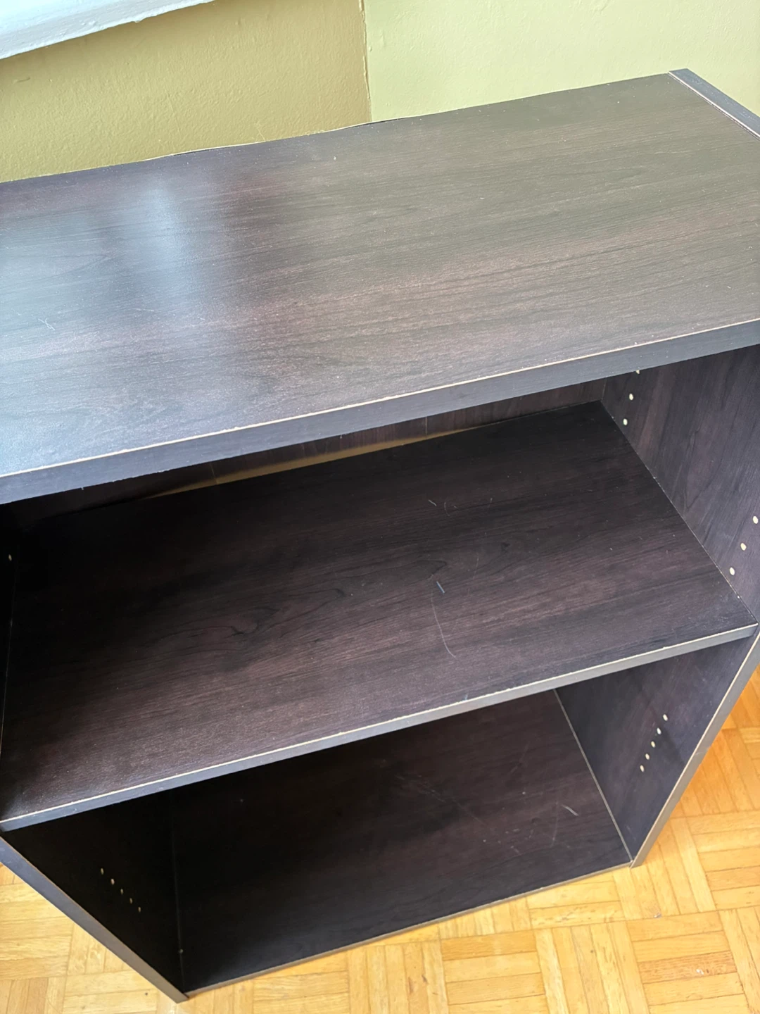 Dark Brown Bookcase/ shelving unit