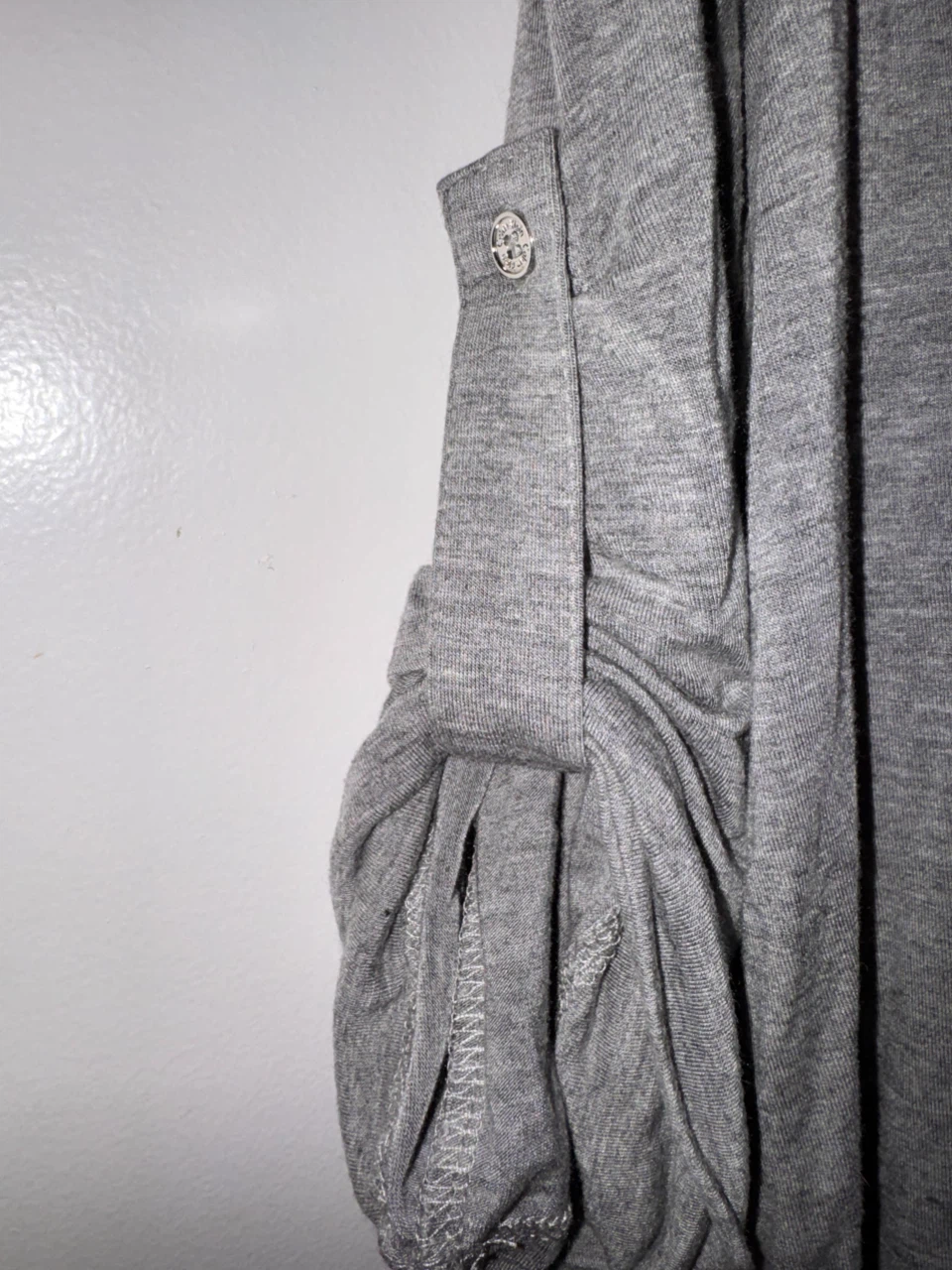 Grey Zipper Henley Shirt - photo 4