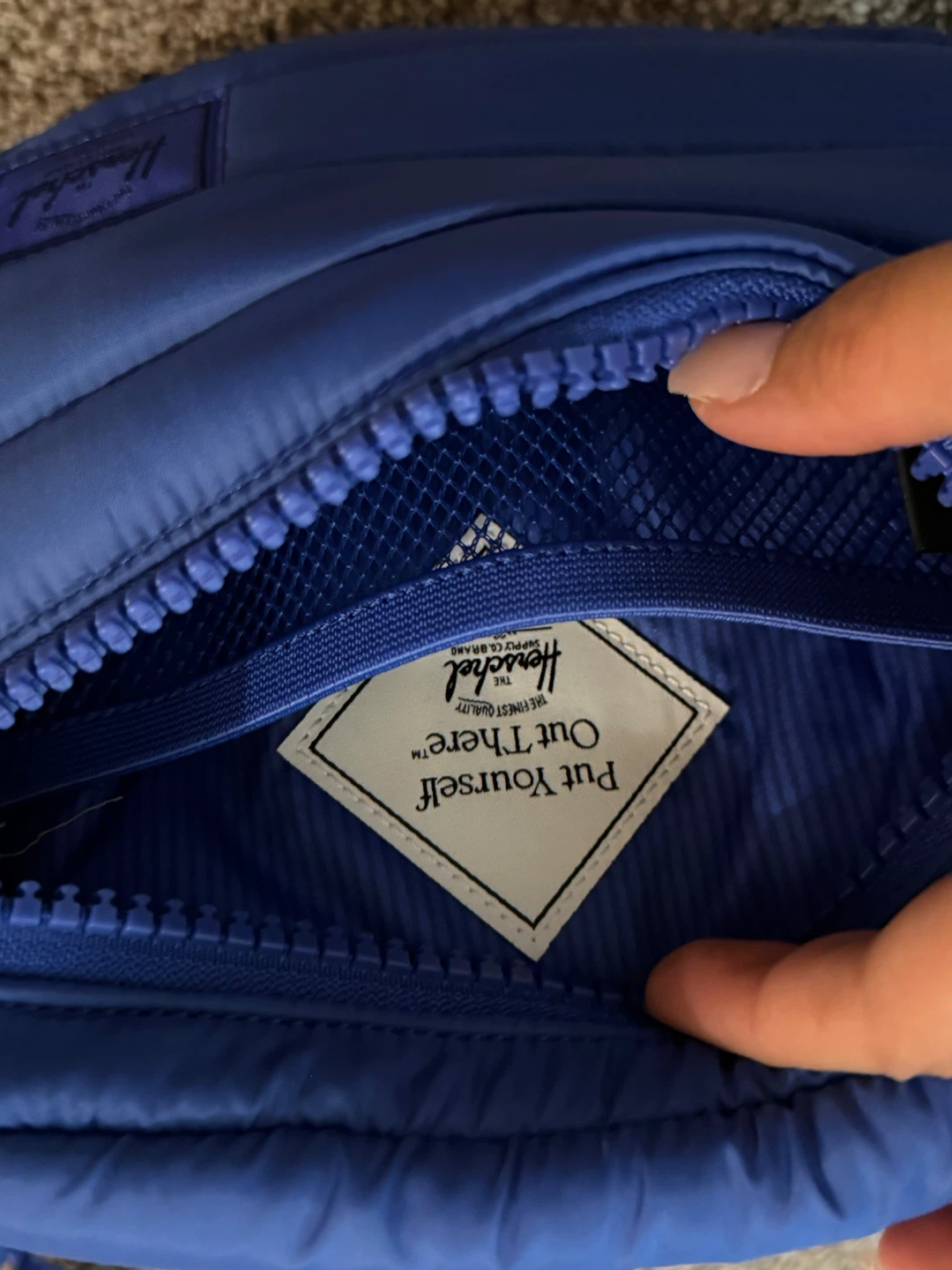 Herschel Puffer Crossbody Bag - Blue - photo 2
