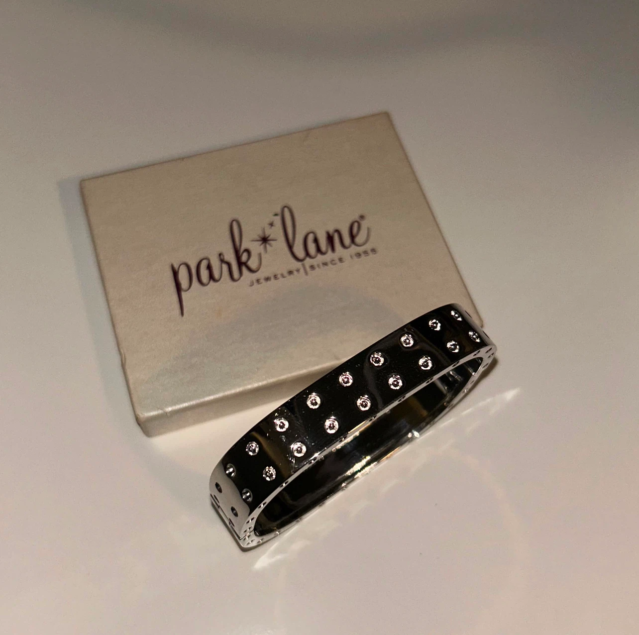 Park Lane Silver Tone Hinged Cuff Bracelet - photo 2
