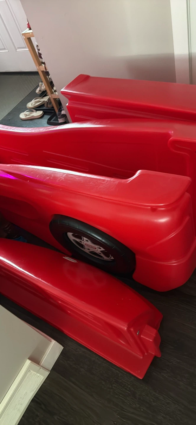 Little Tikes Red Race Car Bed Frame - photo 3