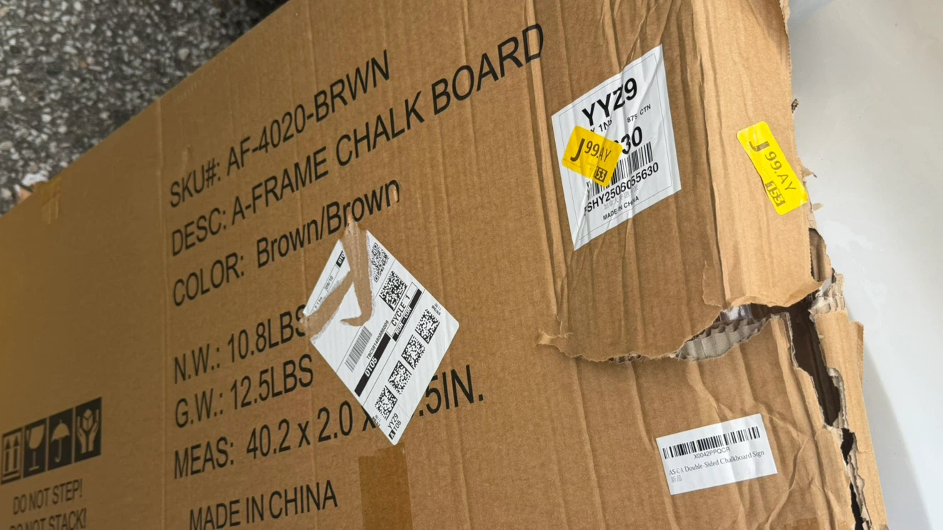 Brand New Wooden A-Frame Chalkboard - photo 3