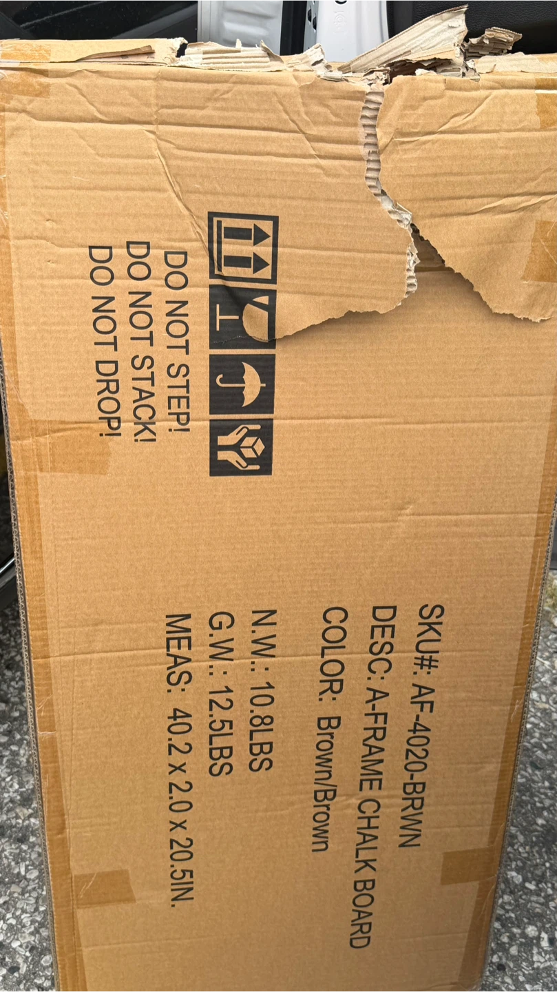 Brand New Wooden A-Frame Chalkboard - photo 4