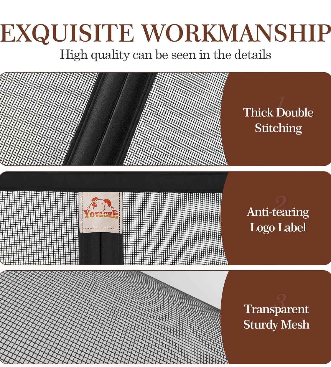 YOTACHE Magnetic Screen Door 36" x 78" - photo 4
