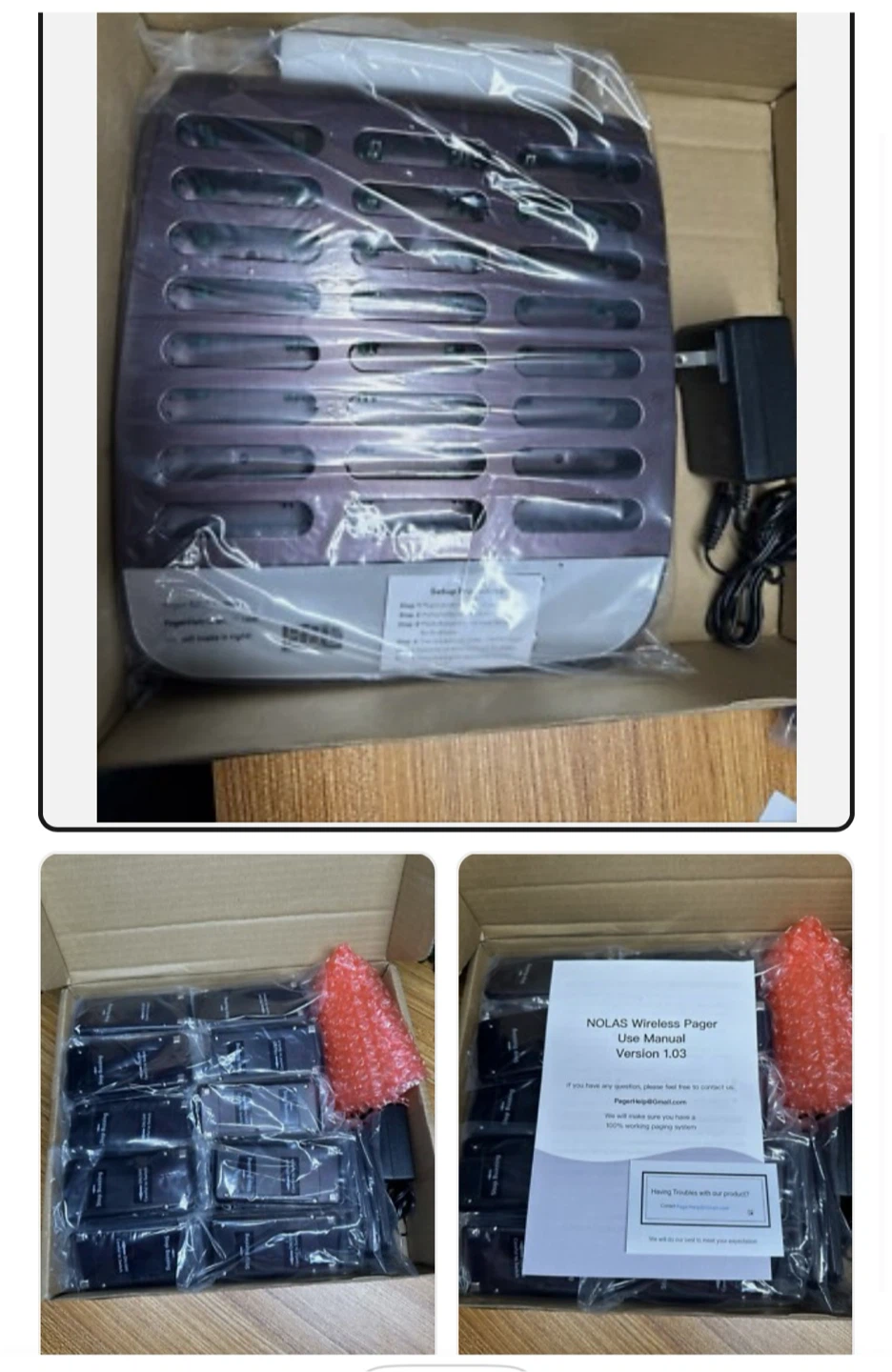 NOLAS Wireless Pager System - 20 Pagers - photo 2
