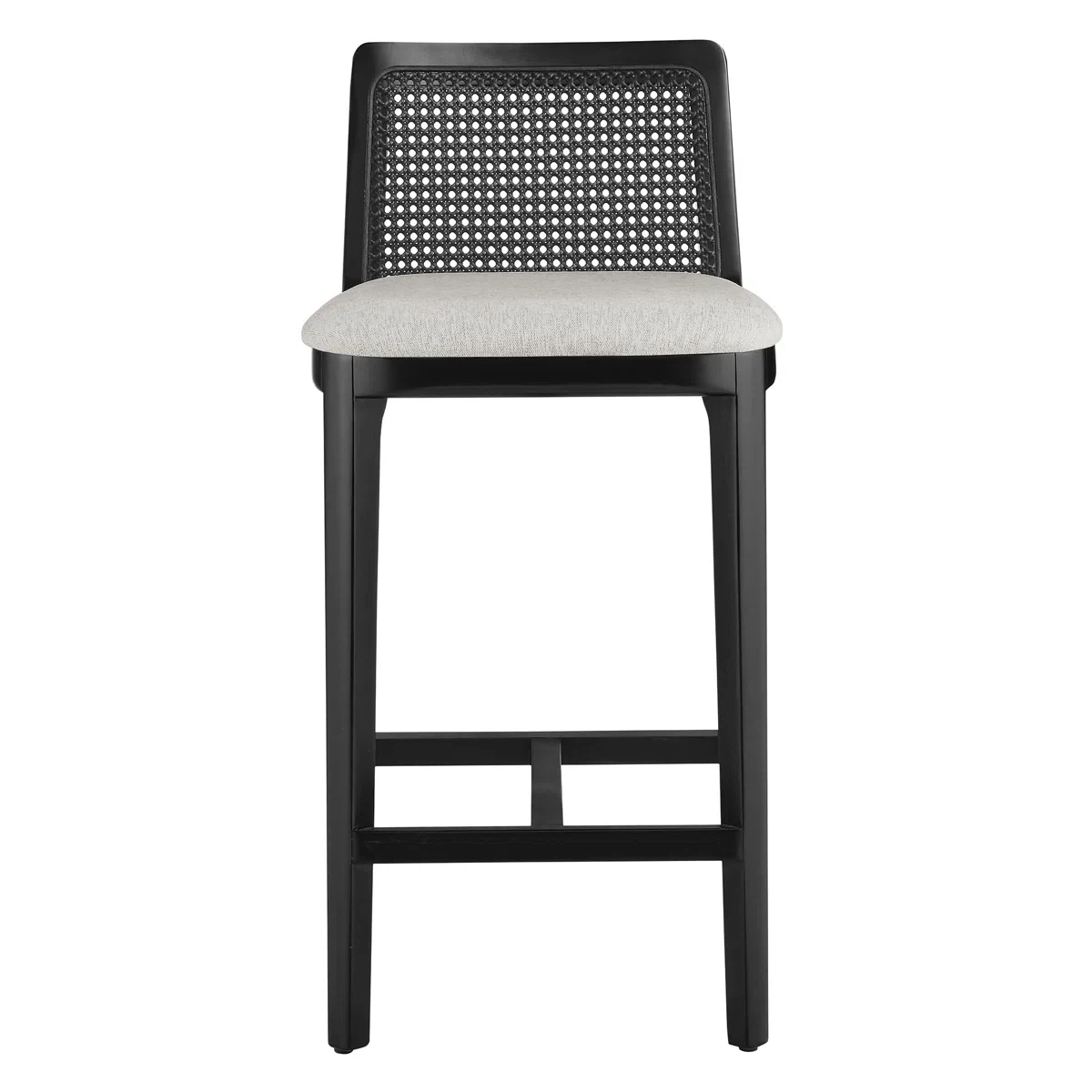 Monarch Wood And Rattan Counter Stool - photo 2