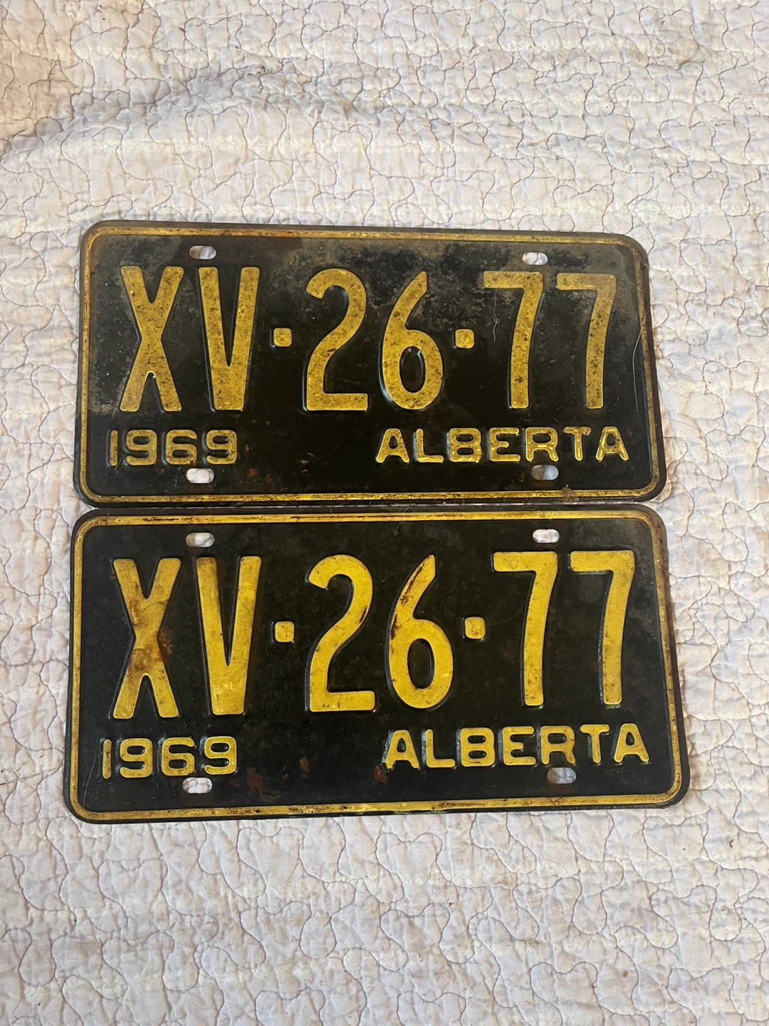 Alberta License Plates - Various Years and Numbers - photo 3