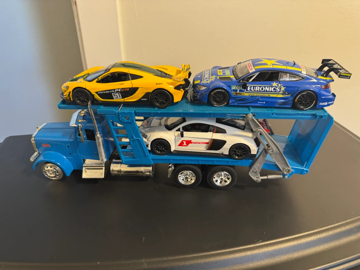 Diecast Semi Car Hauler