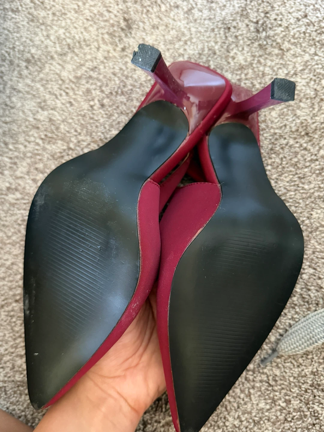 Women's Red Slingback Heels