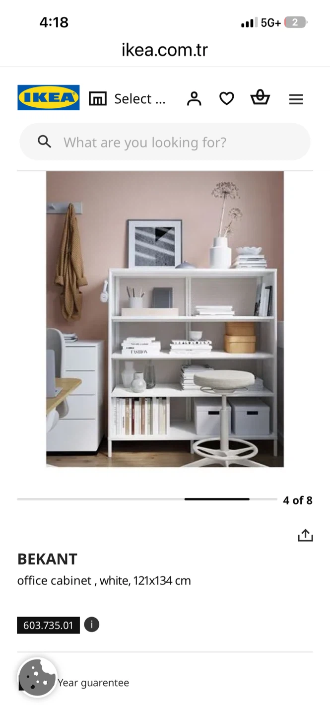 IKEA Bekant Shelving Unit - photo 2