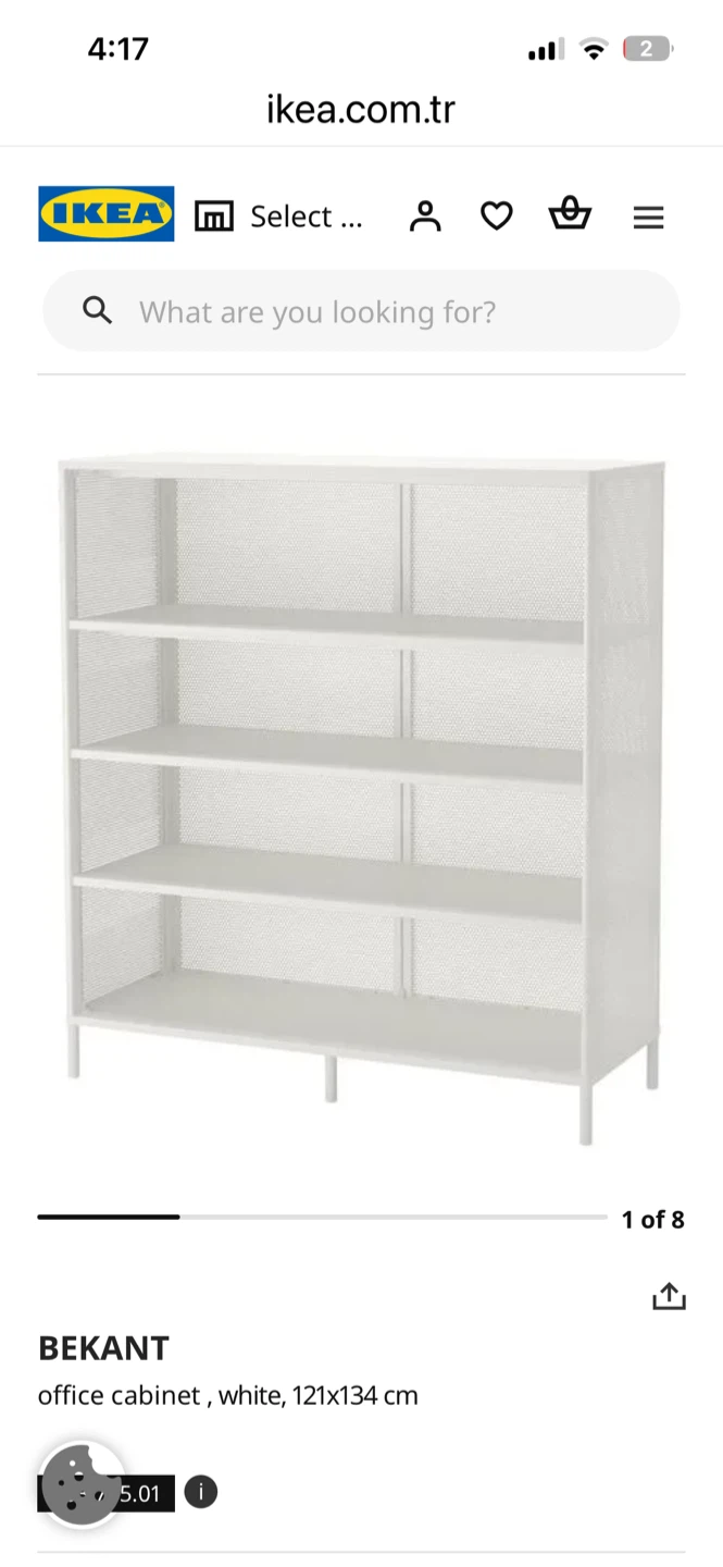 IKEA Bekant Shelving Unit - photo 3