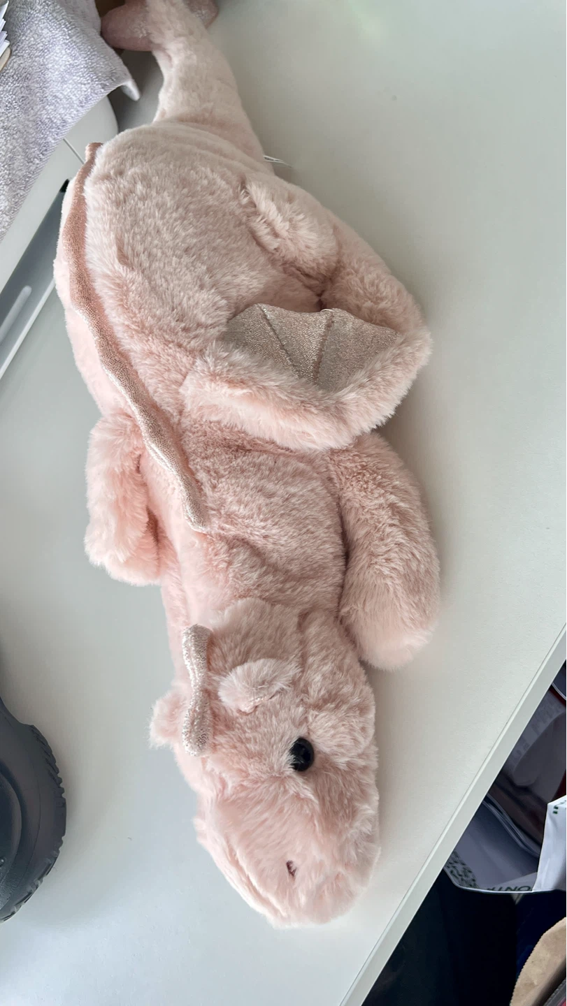 Pink Plush Dragon Stuffed Animal