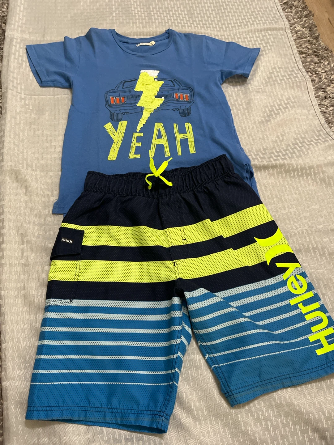 Hurley Boys Swim Trunks and T-Shirt Set