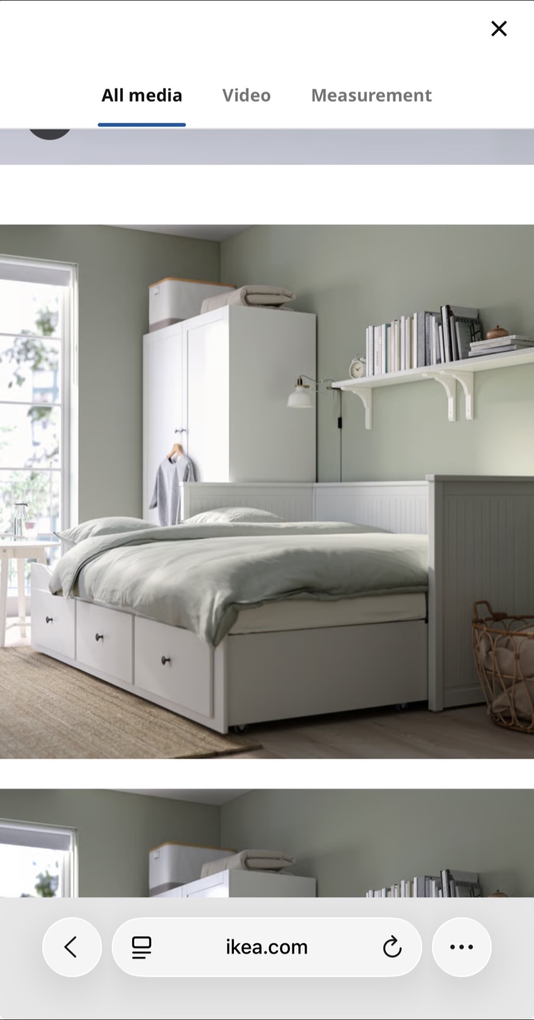 IKEA HEMNES Daybed Frame White Twin with 3 Drawers - photo 3
