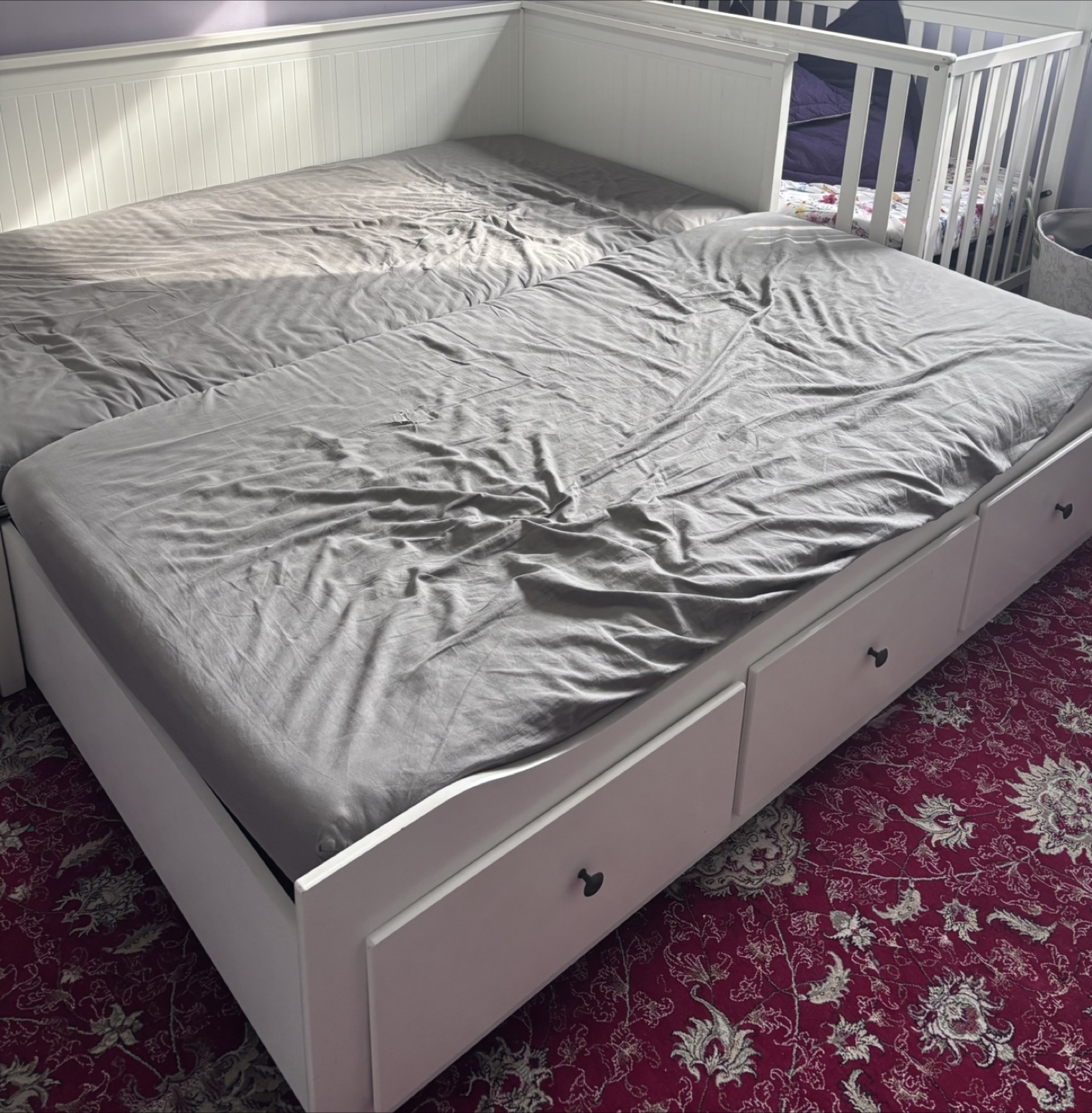 IKEA HEMNES Daybed Frame White Twin with 3 Drawers - photo 2