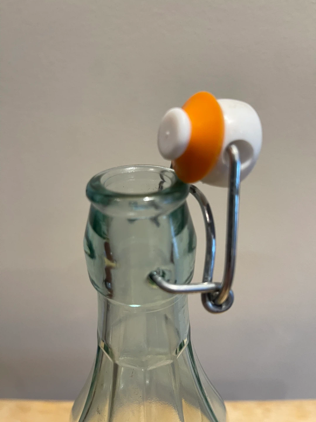 Two clear Glass Swing Top Bottles - photo 3