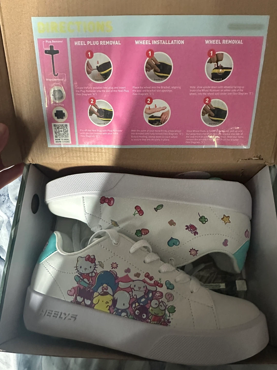 Heelys White Hello Kitty & Friends Roller Shoes