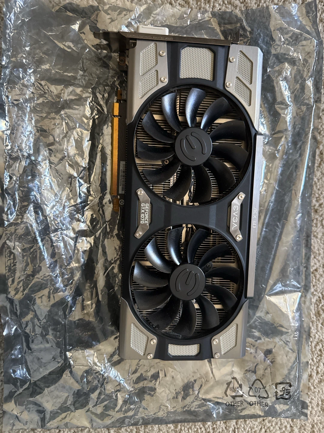 EVGA GeForce GTX 1070 Graphics Card