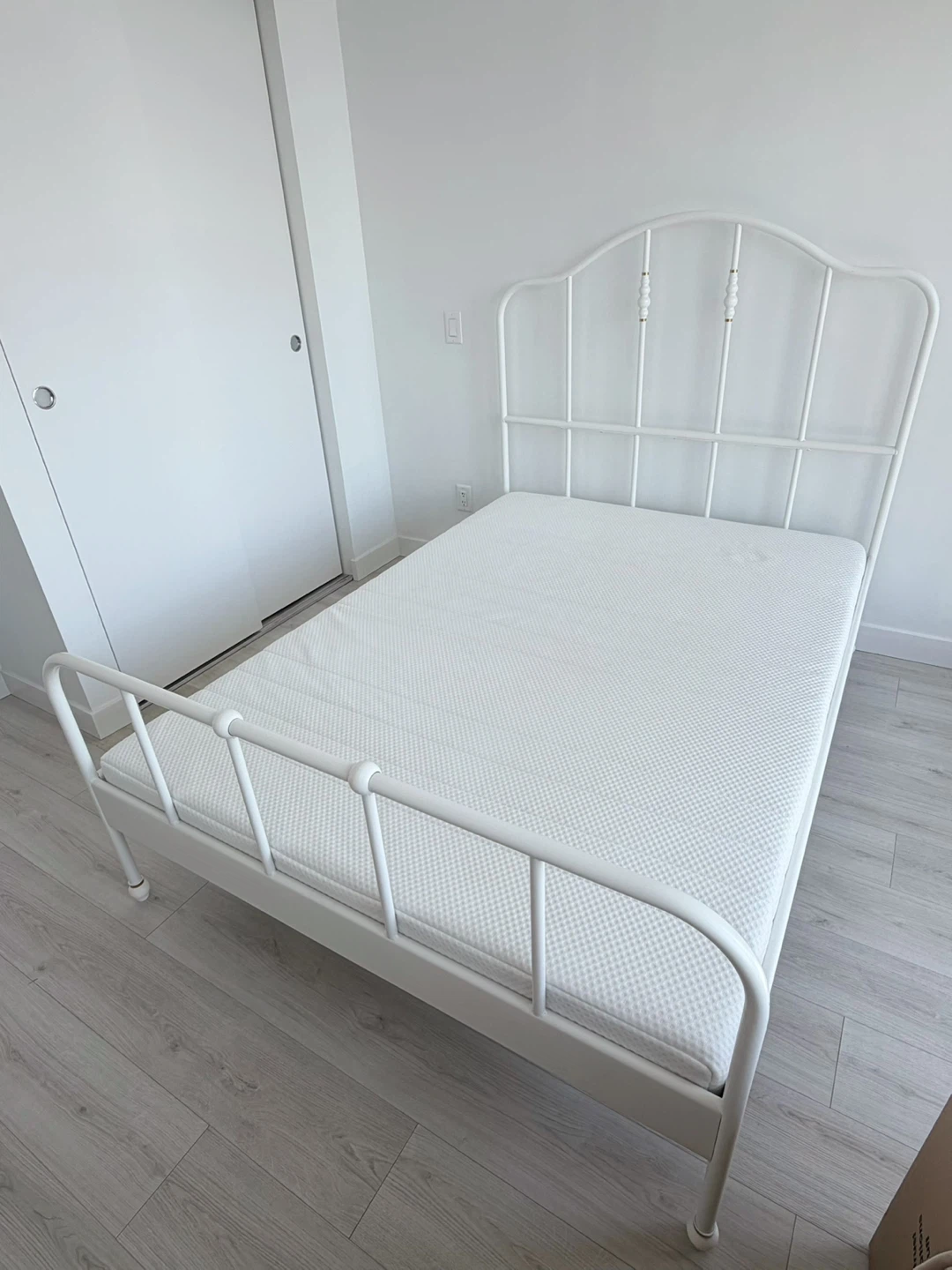 IKEA SÄGSTUA Double Metal Bed Frame (Mattress Optional) - photo 3
