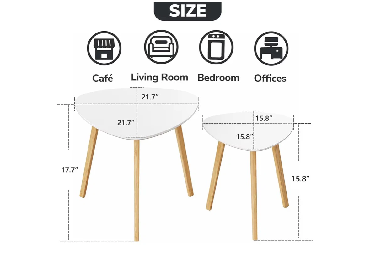 Set Nesting Coffee Tables - photo 3