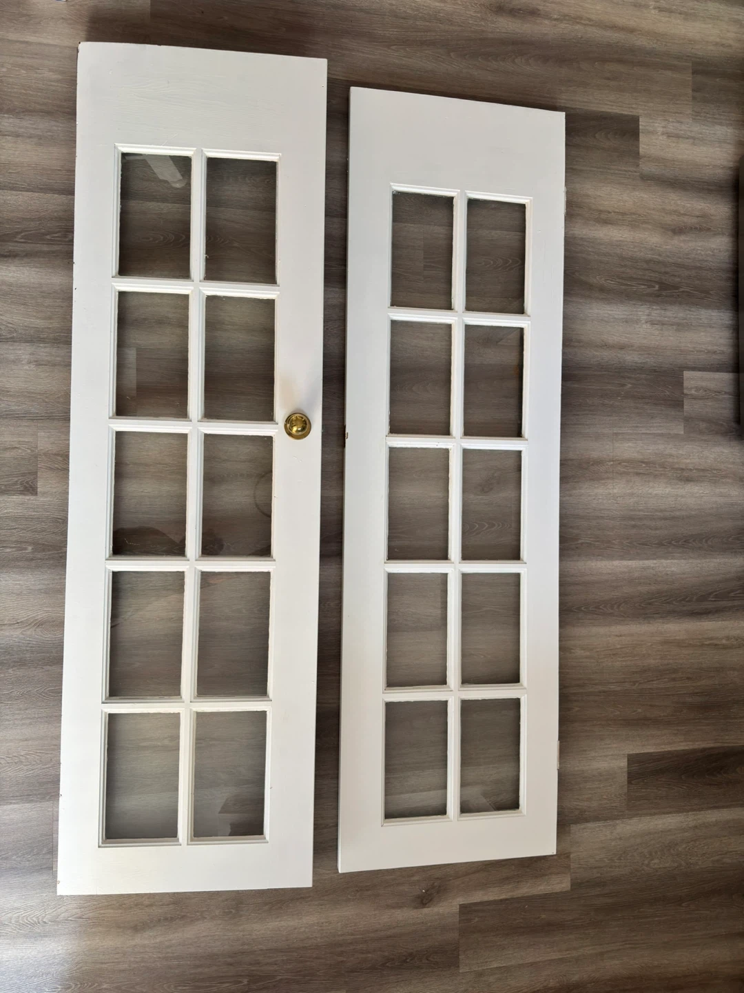 White French Doors with Glass Panes - photo 2