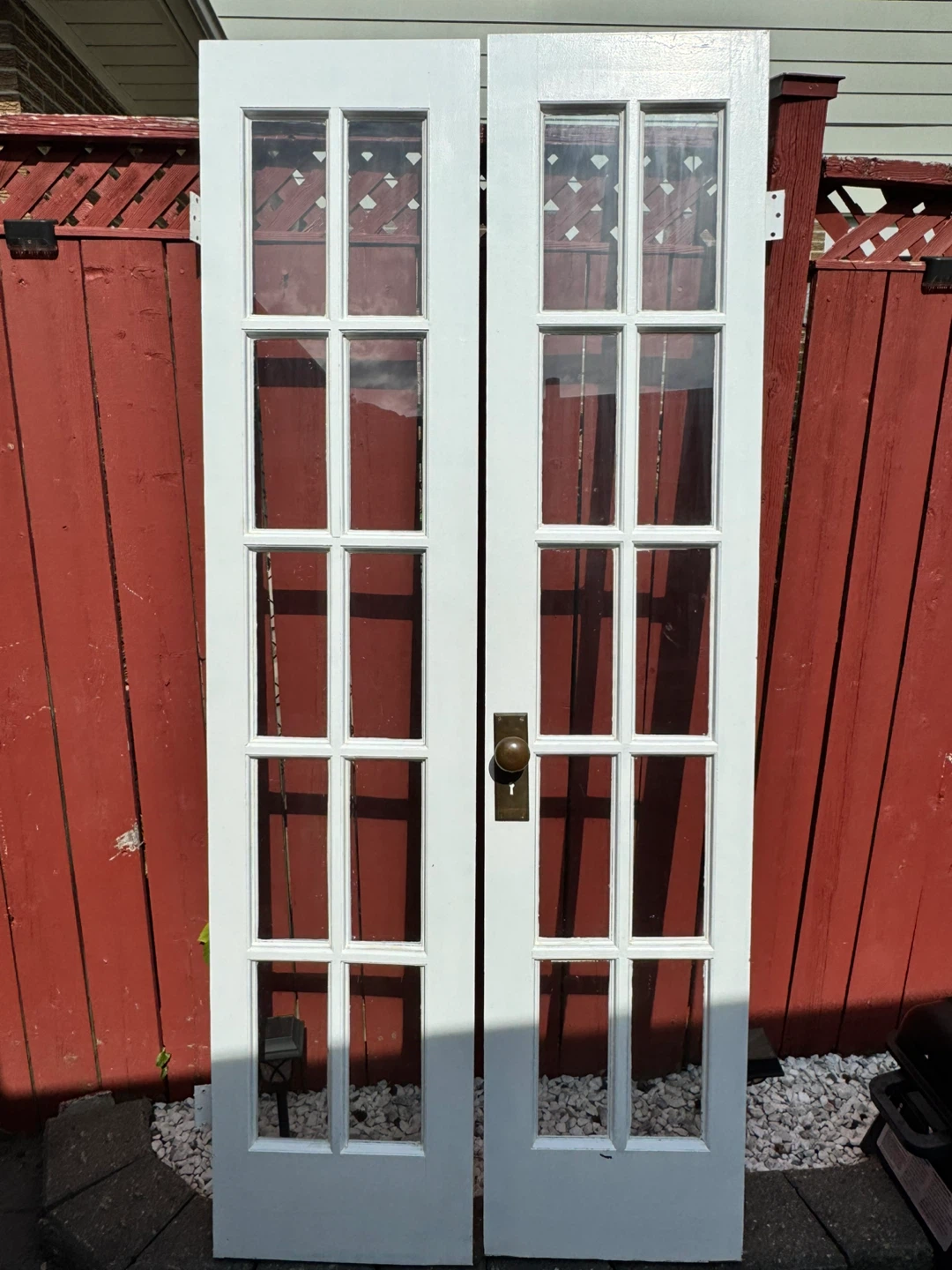 White French Doors with Glass Panes - photo 4