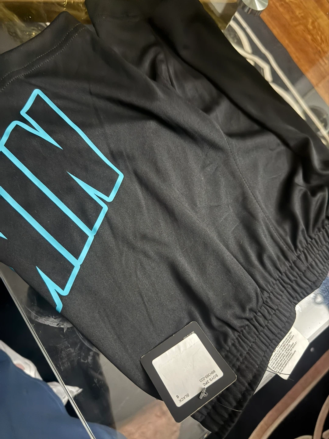 Nike Boys 2-Piece Tracksuit Set Black Size 6