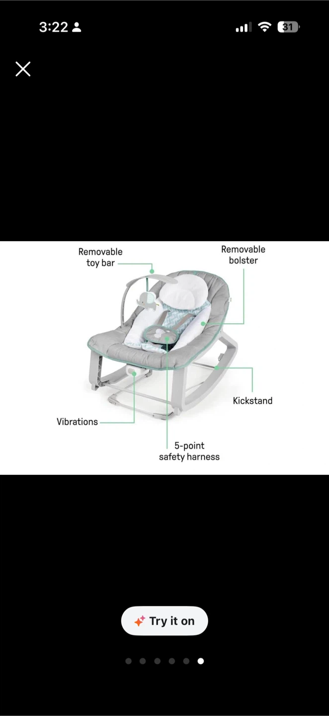 Ingenuity Baby Bouncer & Rocker
