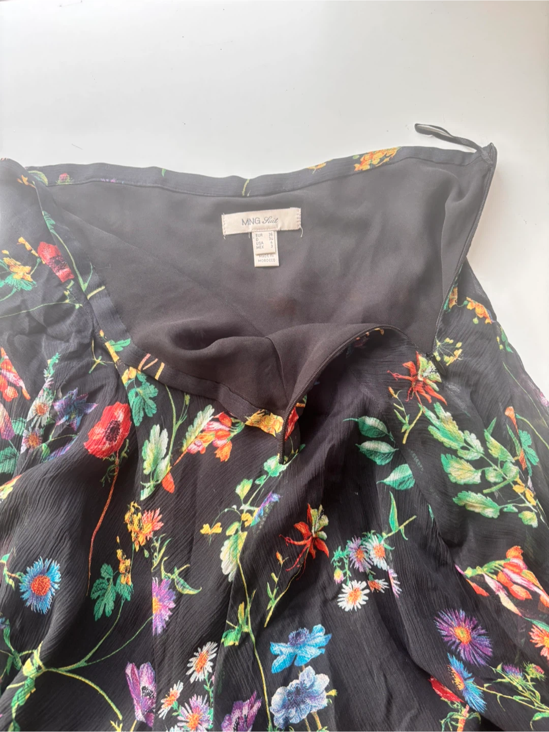 MNG Silk Floral Skirt - photo 3