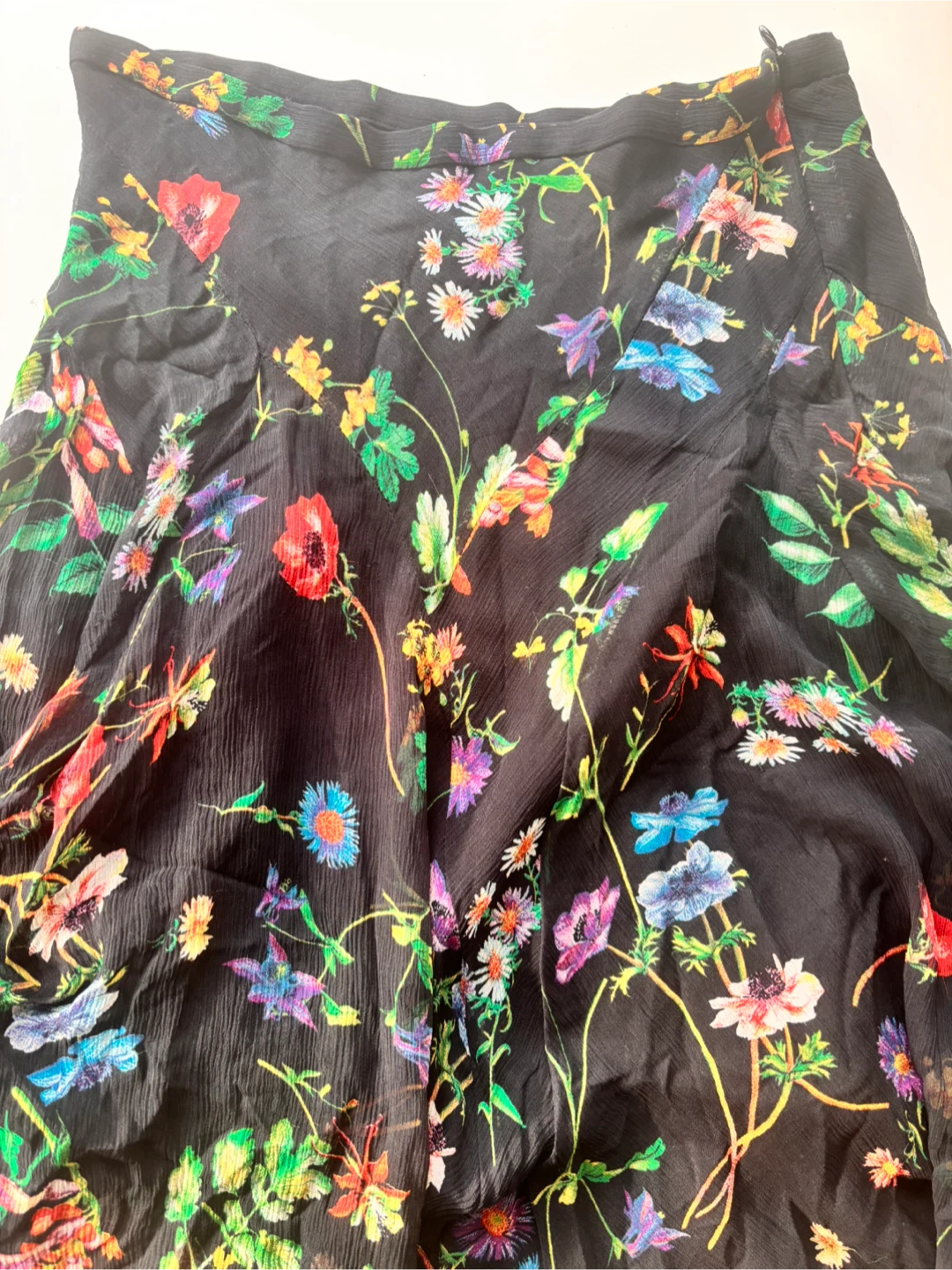 MNG Silk Floral Skirt - photo 4